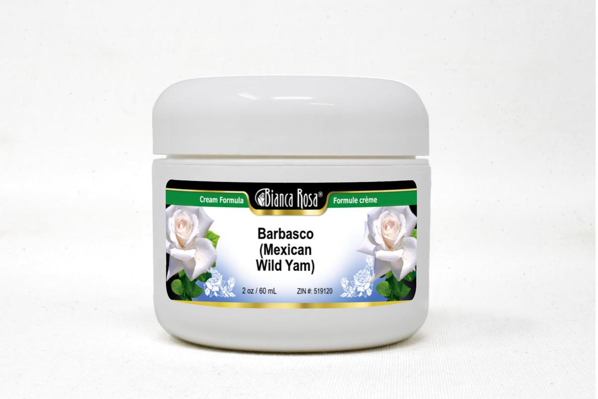 Bianca Rosa Barbasco Cream - 2 oz, Mexican Wild Yam, Natural Ingredients