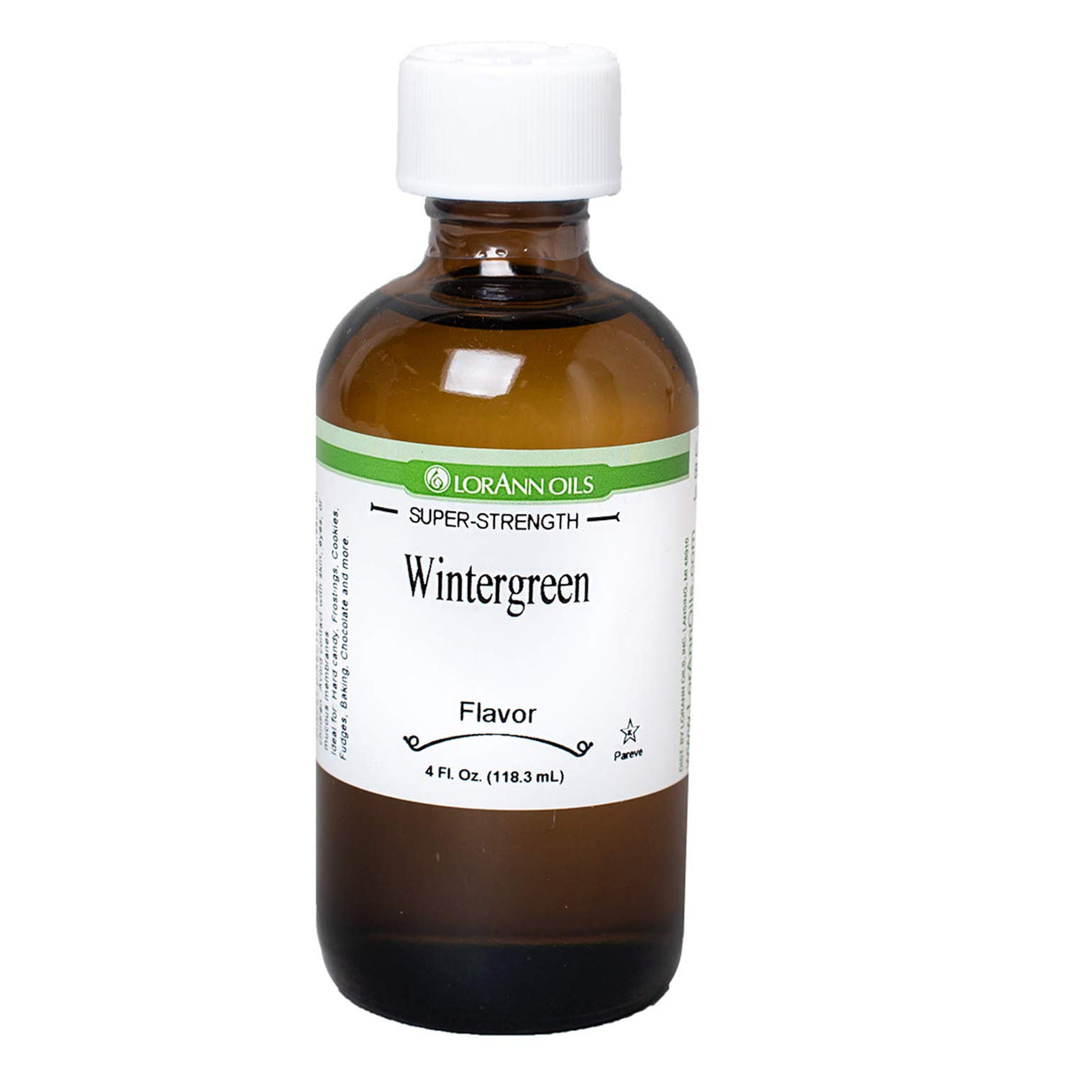 LorAnn Wintergreen Super Strength Flavor, 4 ounce bottle