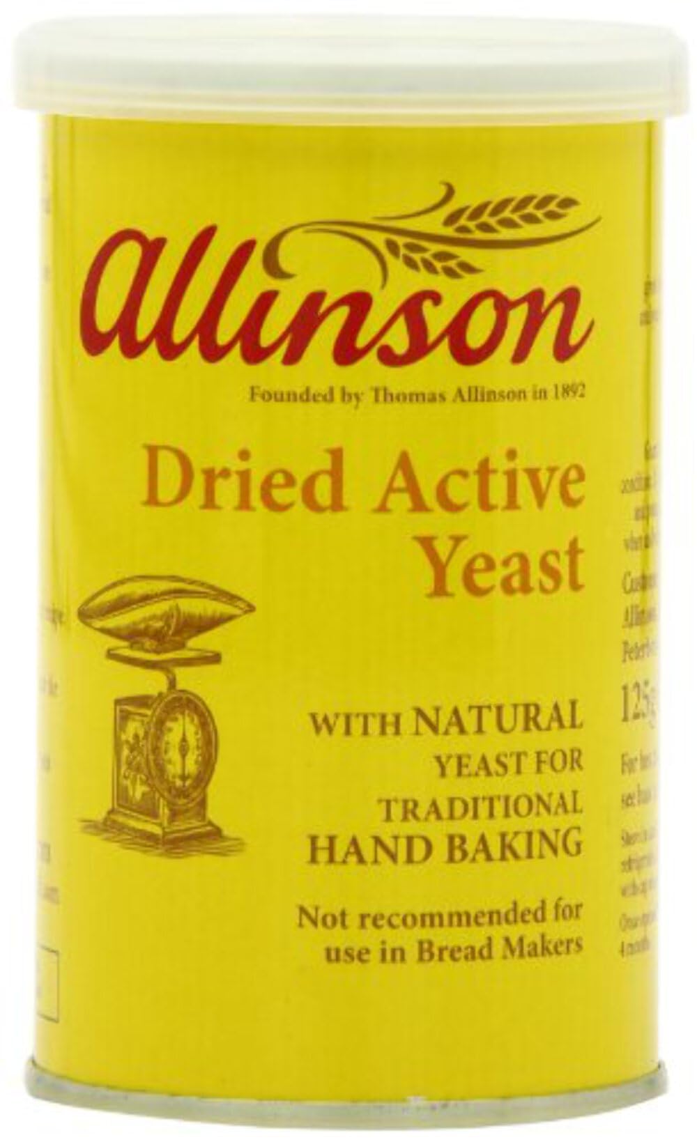 Allinson Dried Yeast 125 g (Pack of 10)