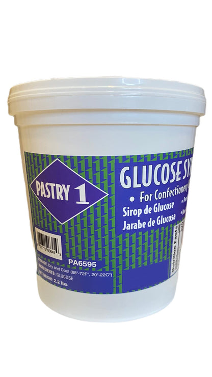 Pastry 1 Glucose Syrup 2.2lb. DE(dextrose equivalent) Rating Of 45-49. GMO Free, Trans Fat Free Liquid Glucose In A Resealable P