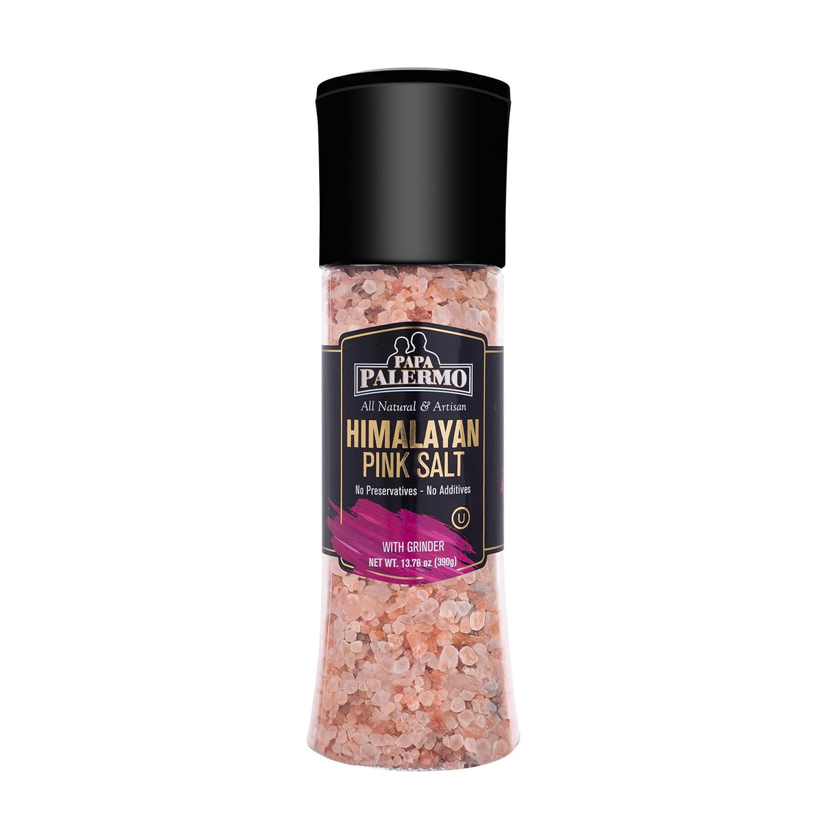 Papa Palermo Pink Gourmet Himalayan Salt - 12.9 Oz