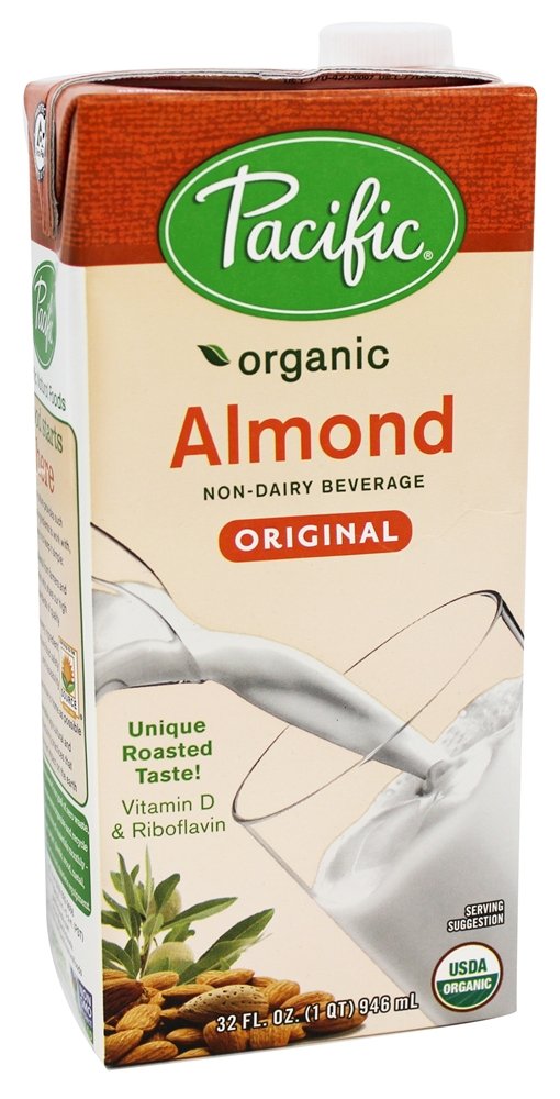 Pacific Organic Almond Milk, 32-Ounce Containers (Pack Of 12)