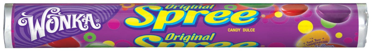 Wonka Spree Original Hard Candy, 1.77 Ounce Rolls (Pack of 36)