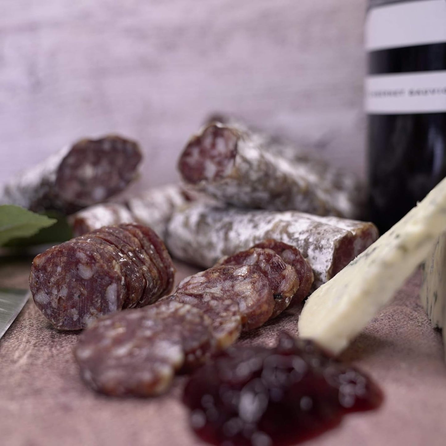 Meat Crafters Porcini Salami, Dry Cured, No Added Nitrites,    Free, 5oz (4-Pack)