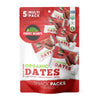 Perfect Delights Organic Snack Pack Dates, Vegan, Sun-Dried Pitted Dates, On-the-Go, Healthy Snack, Easy-to-Carry Dried Dates, P