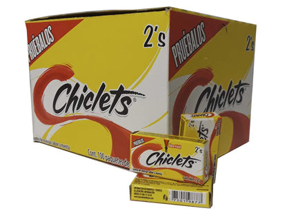 Adams Gum 100 x 2 units - Chiclets (Pack of 18)
