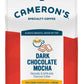 Cameron s Coffee Roasted Ground Coffee Bag Flavored Dark Chocolate Mocha, 12 Ounce (Pack of 6) - NEW