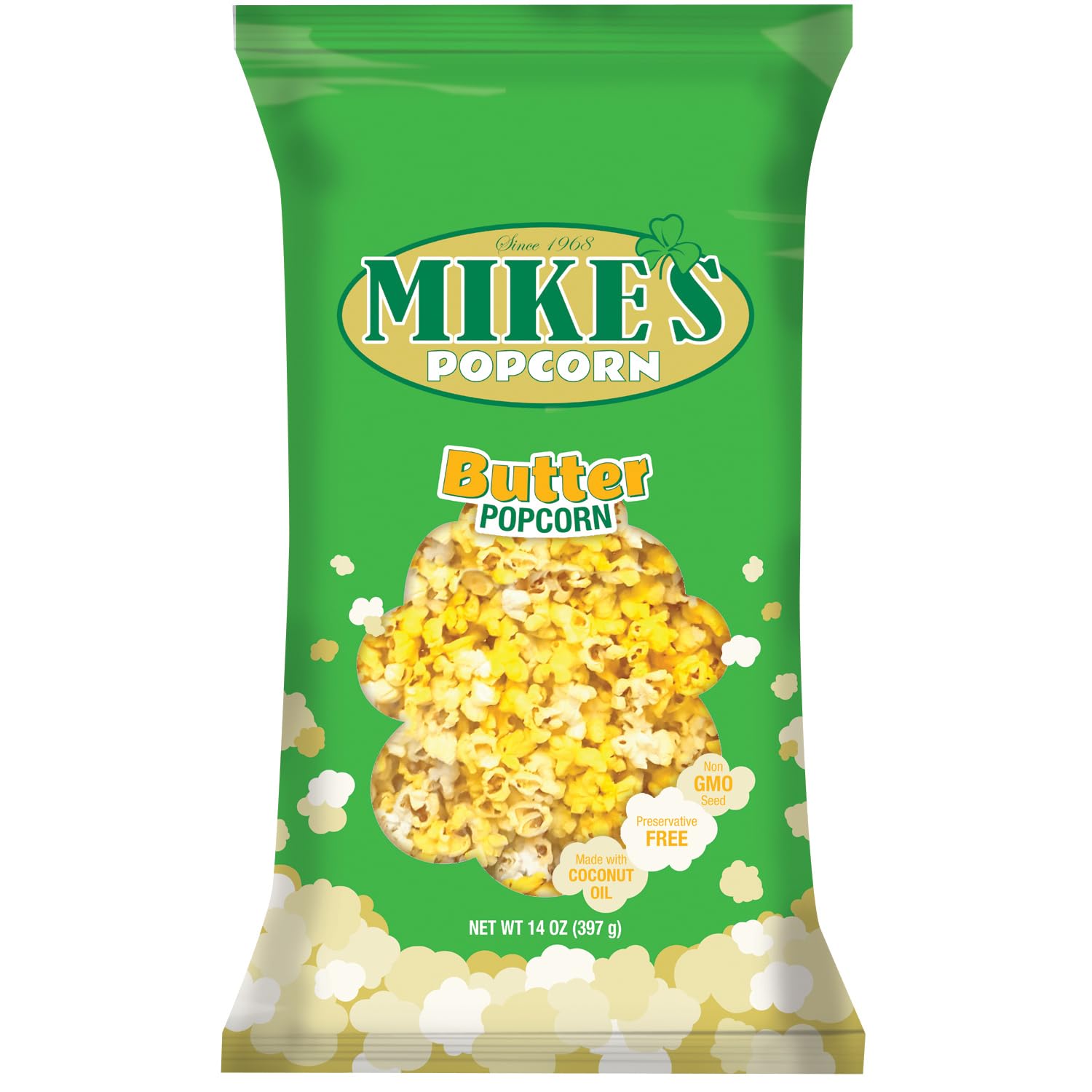 Mikes Popcorn Butter Popcorn, 14 Ounce