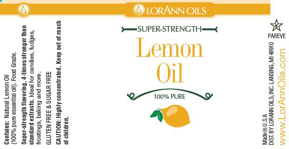 Lorann Lemon Oil Ss, Natural Flavor, 1 Ounce