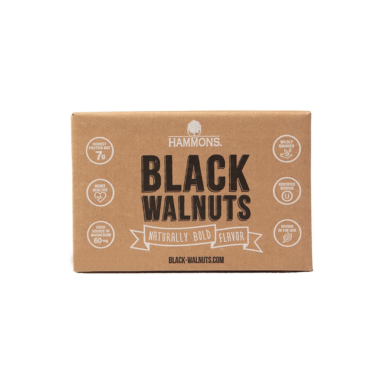 Hammons Fancy Large Black Walnuts, Natural, 4 Pound