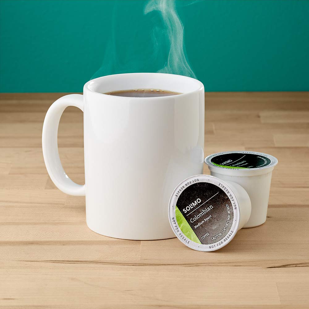 large online retailer Brand - Solimo Medium Roast Coffee Pods, Colombian, Compatible with Keurig 2.0, 24 Count