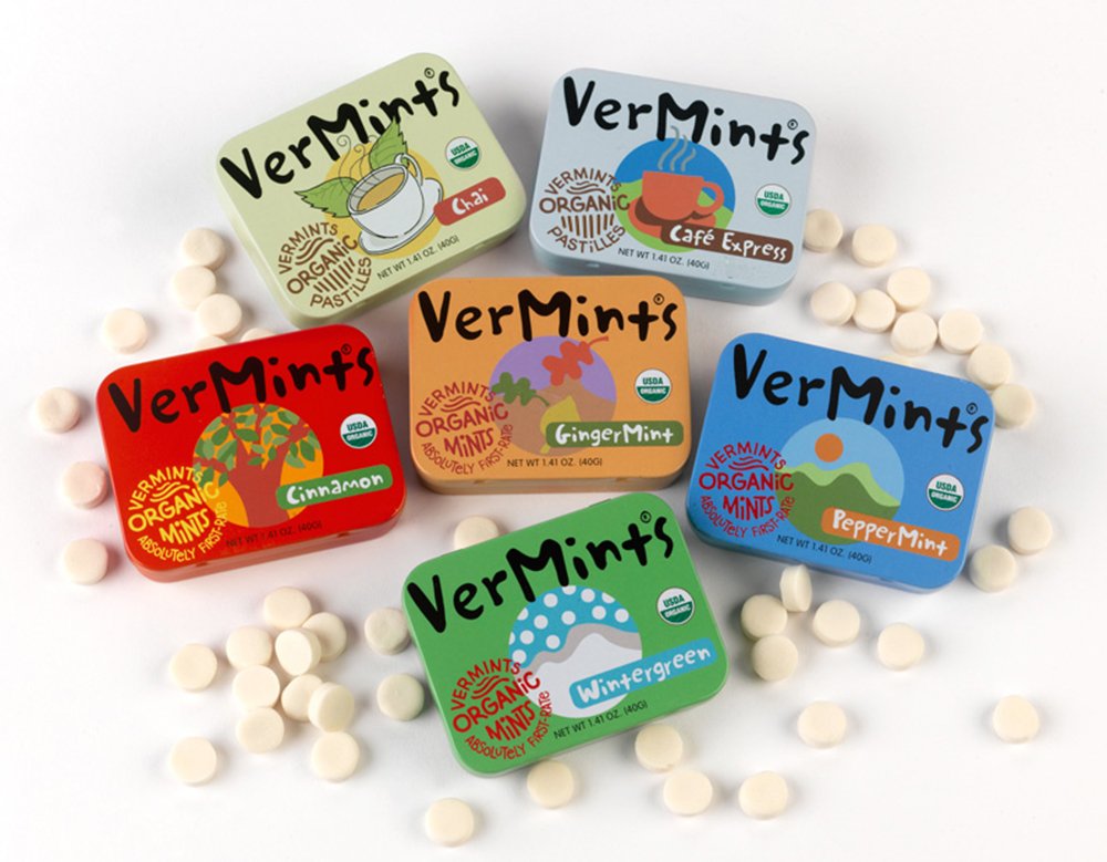 Organic Breath Mints by VerMints, Caf   Express Coffee Flavor, All Natural Pastilles, Non-GMO, Nut Free, Gluten Free, Vegan, KSA