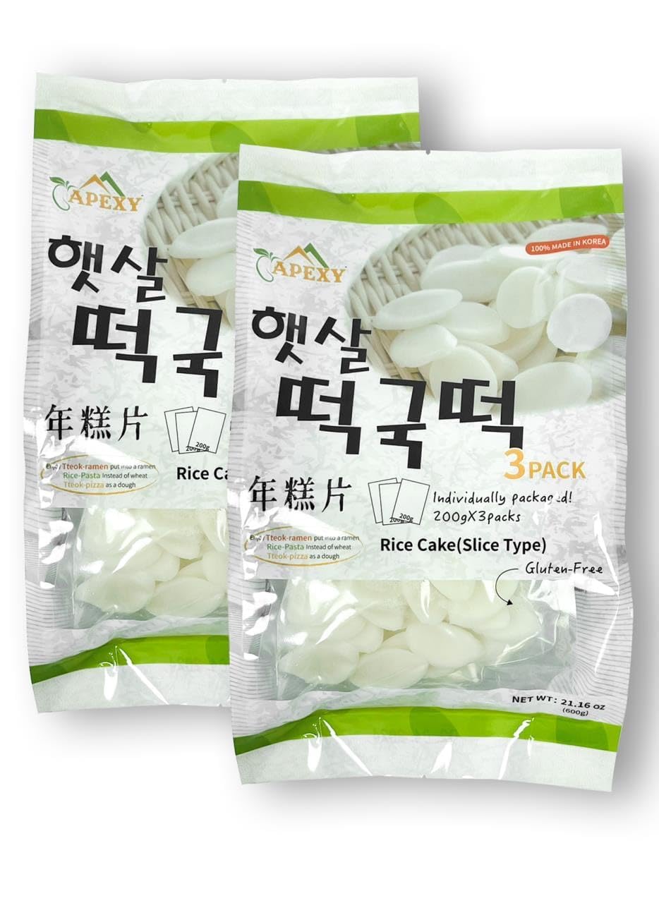 APEXY Tteokbokkik Rice Cake, Chewy Korean Snack, Vegan, Gluten Free, 42.32 oz (Pack of 1)