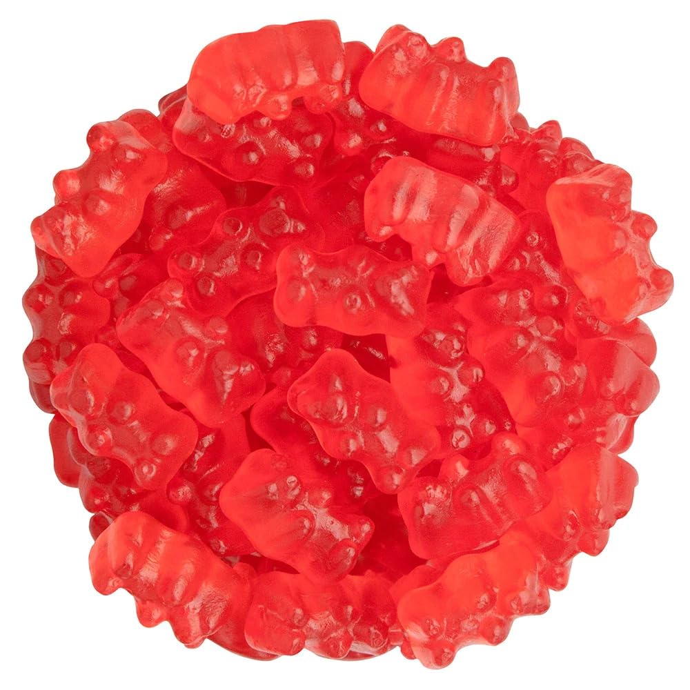 Ny Spice Shop Wild Cherry Gummy Bears Bulk - 8 Ounce Gummies Bears Candy - Gummies Fruit Snacks - Chewy Candy - Flavor Gummy Candies - Gummi Bear Gift For All Occasions