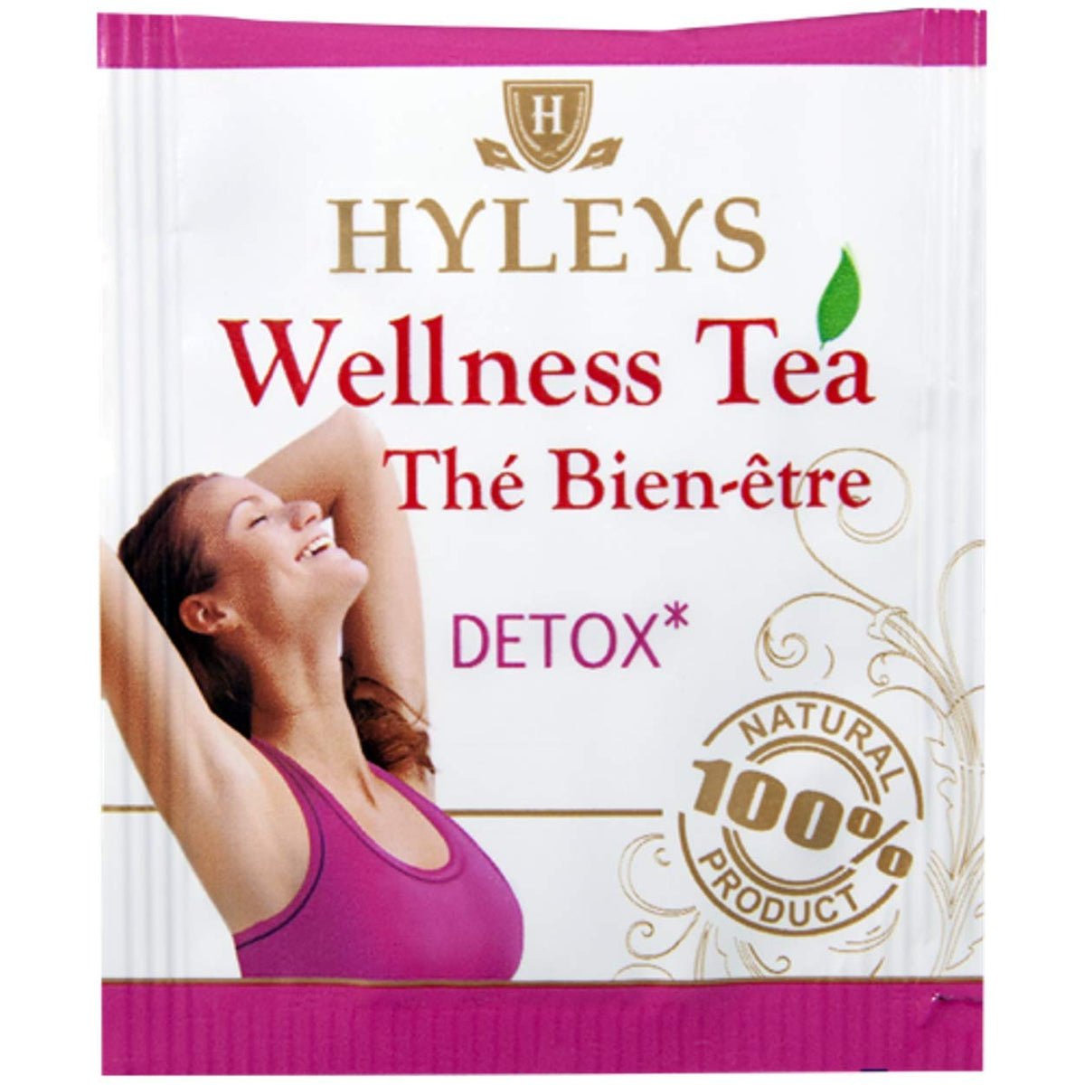 Hyleys Detox Tea For Cleanse - Black Tea - 25 Tea Bags (12 Pack)