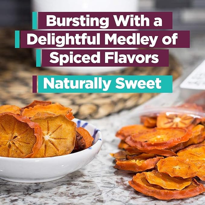 Natural Dried Persimmons from Bella Viva Orchards, 1.5 Lb. Bag