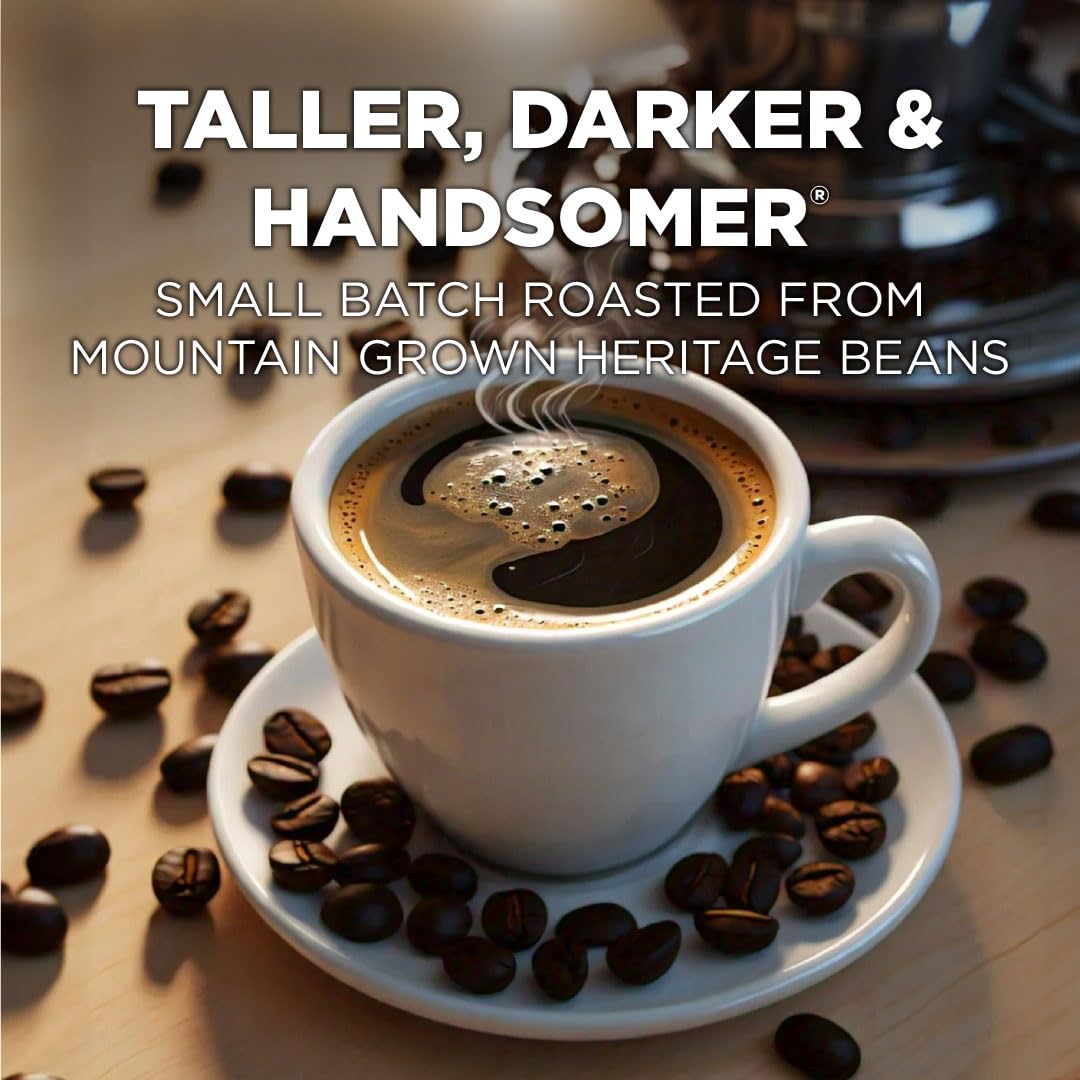 Maud'S Organic Dark Roast Coffee Pods, 50 Ct | Taller Darker & Handsomer | Fair Trade Single Origin | 100% Organic Arabica | Sol