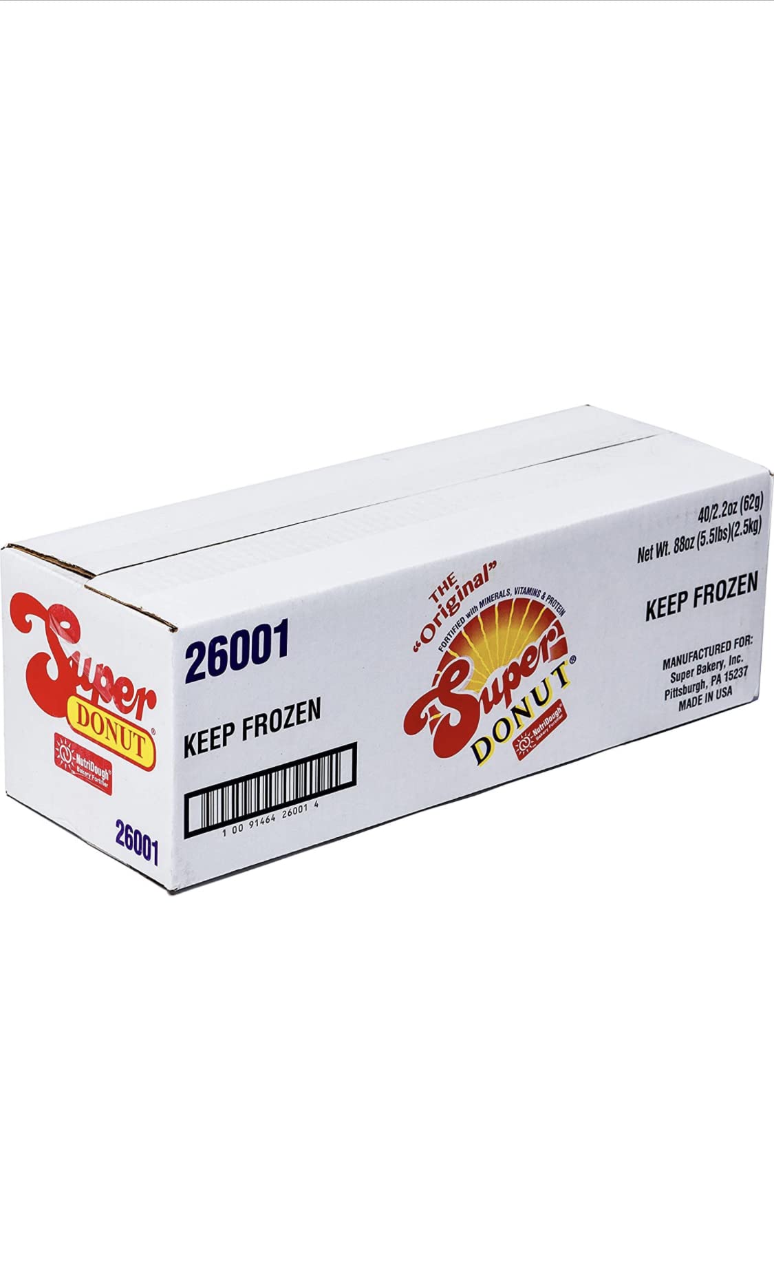Super Bakery The Original Super Donut® - 2.2 Ounce (Pack of 40)