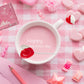 The Dreidel Company Valentines Day Lollipops Red Heart Shaped Strawberry N' Cream Flavored, Individually Wrapped (1 Pound) 24 Pack