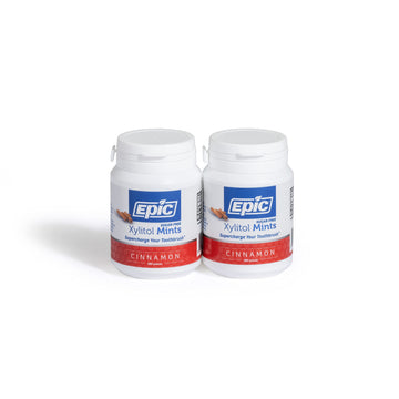 Epic Mints - Aspartame Free 100% Xylitol Mints - Sugar Free Mints Cinnamon Flavored, 180 Pieces (Pack Of 2)