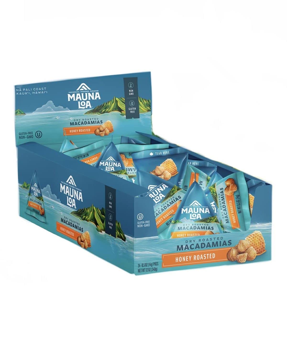 Mauna Loa Macadamia Nuts mini pack Honey roast taste Hawaii