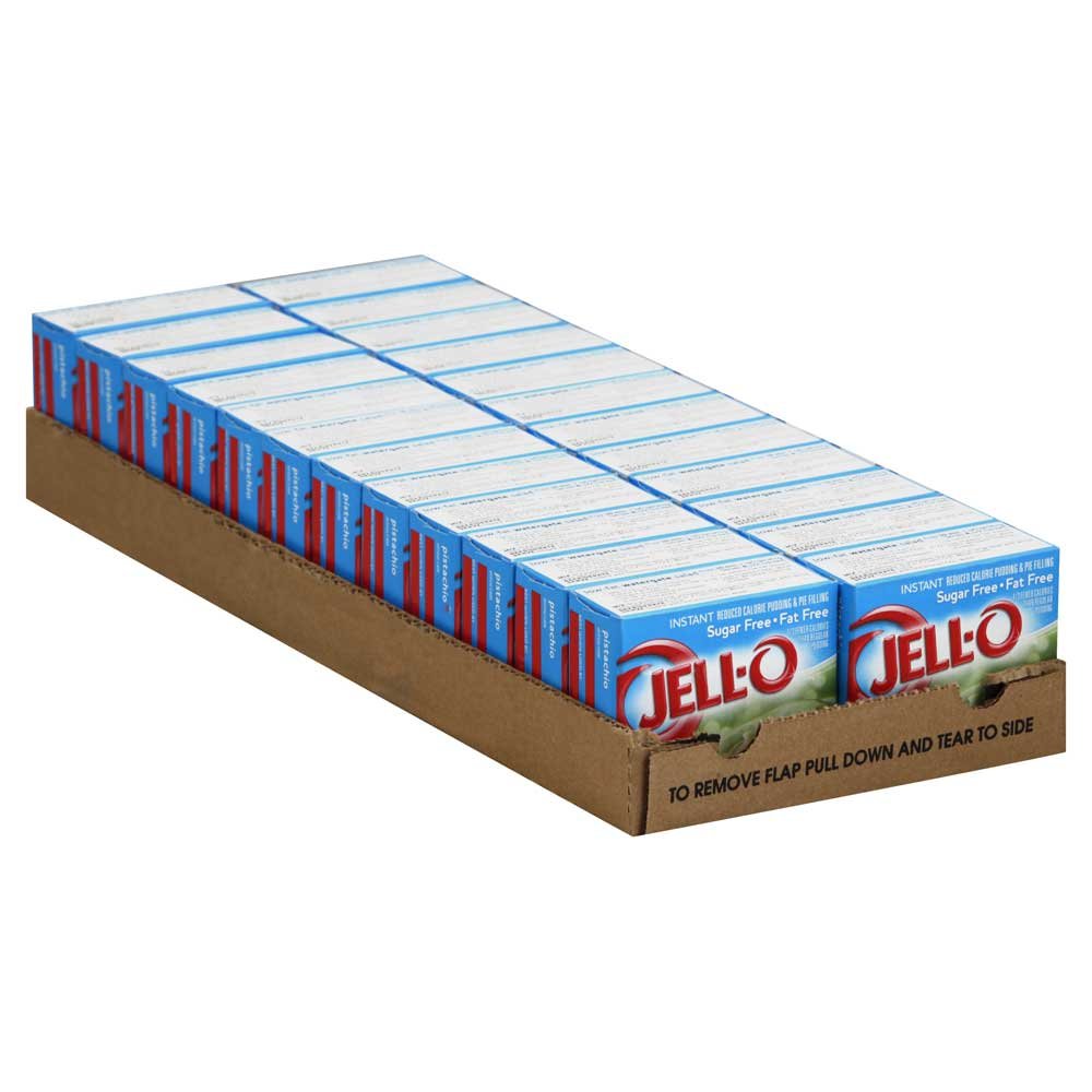 Jell O Instant Pistachio Sugar Free And Fat Free Pudding And Pie Filling, 1 Ounce -- 24 Per Case.