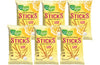 REAL FOOD FROM THE GROUND UP Vegan Cauliflower Pretzels, Gluten Free, Non-GMO, 4.5 oz (Pack of 6), Sticks