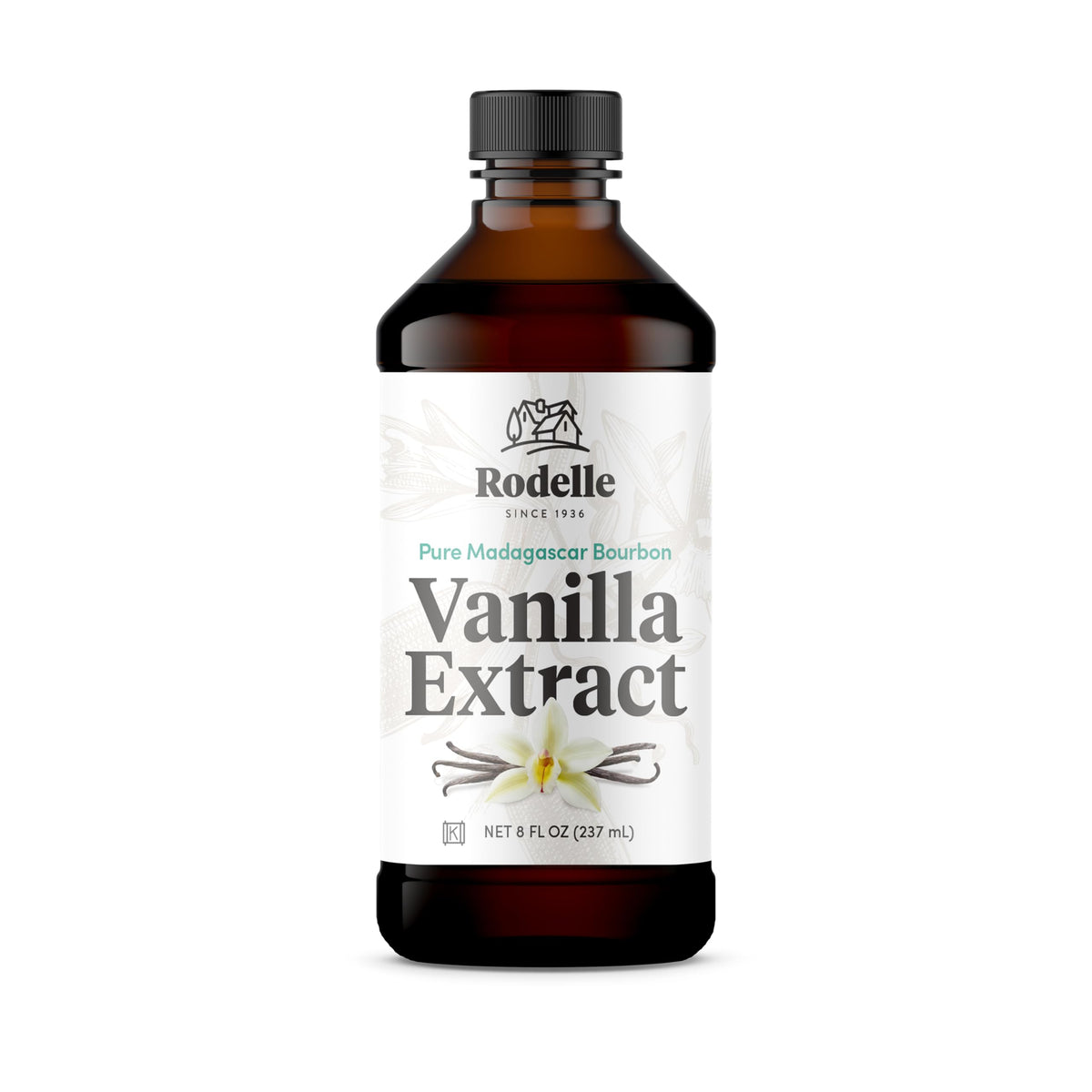 Rodelle Pure Vanilla Extract - 8 Fl Oz (Pack of 1) - Model 61389