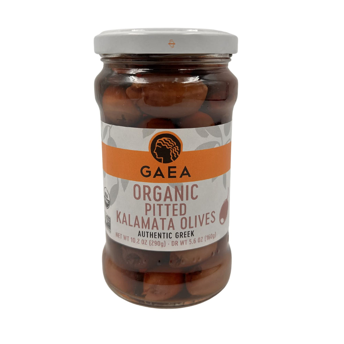 Gaea, Olives Kalamata Pitted Organic, 10.2 Ounce