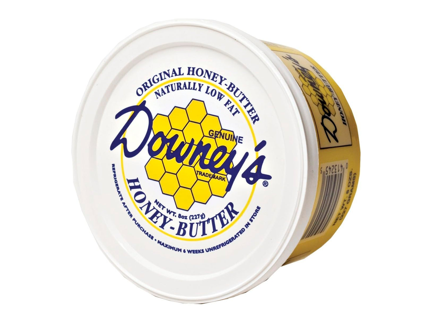 AmishTastes Downey's All-Natural Original Honey Butter, Favorite Amish Food, 8 Oz. (Pack of 24)