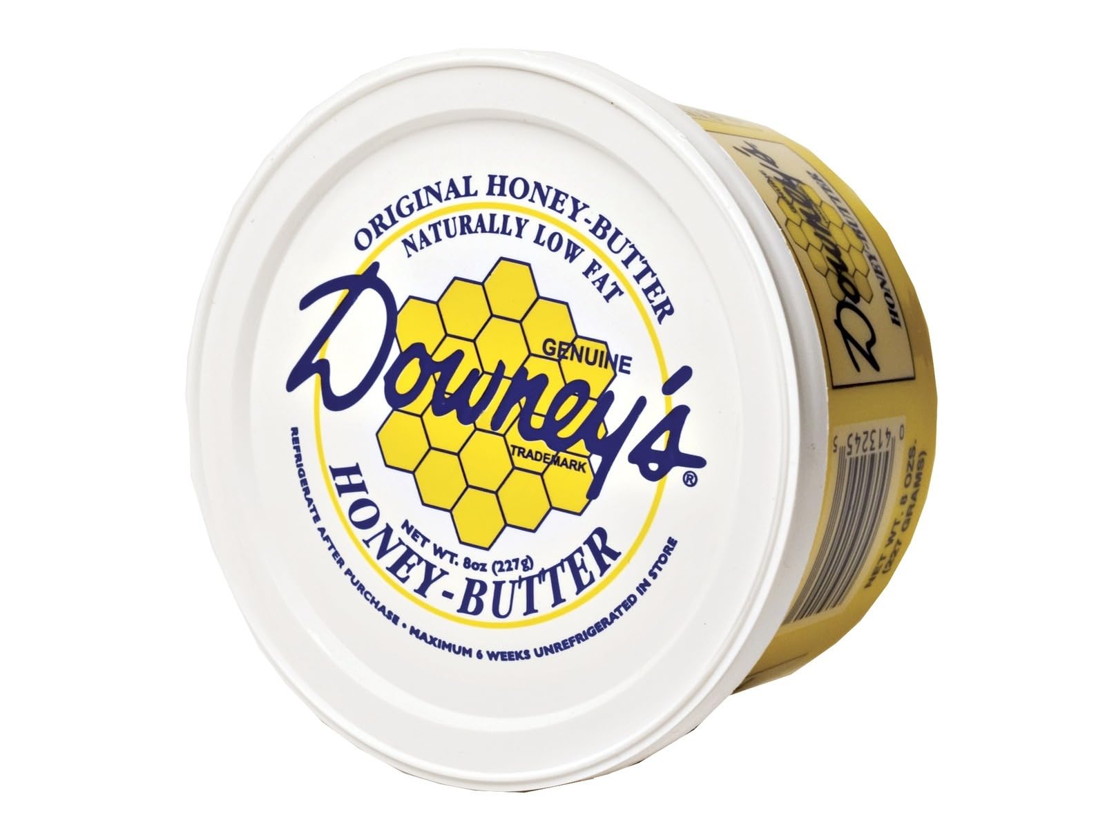 AmishTastes Downey's All-Natural Original Honey Butter, Favorite Amish Food, 8 Oz. (Pack of 24)