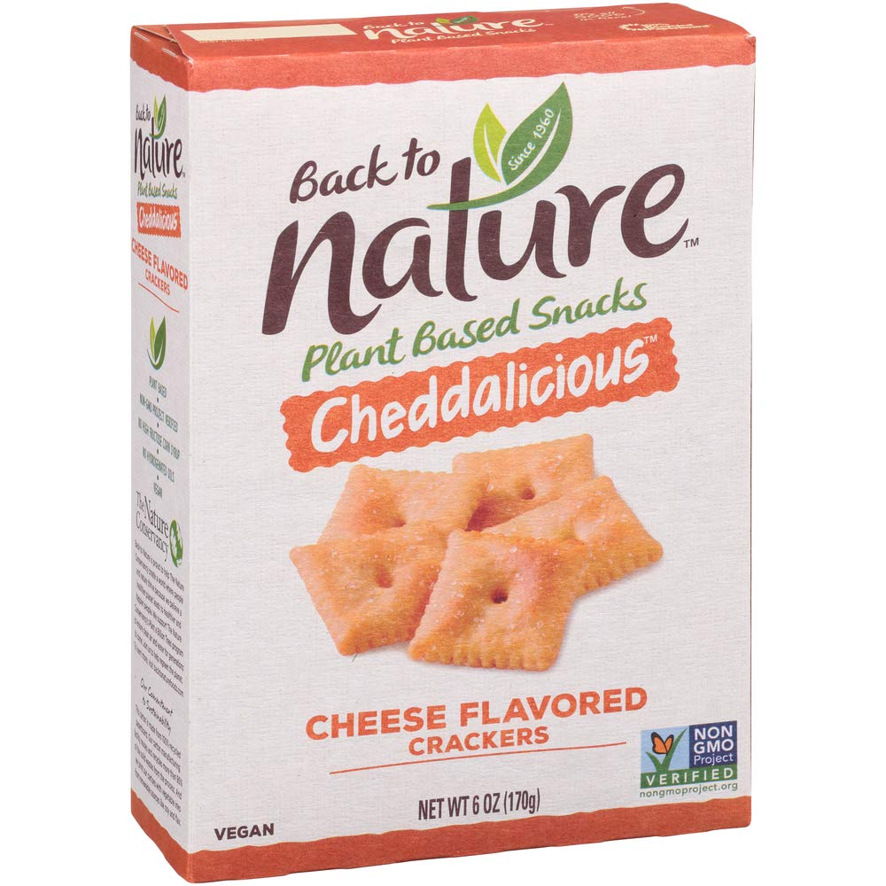 Back to Nature Crackers, Non-GMO Cheddalicious, 6 Ounce
