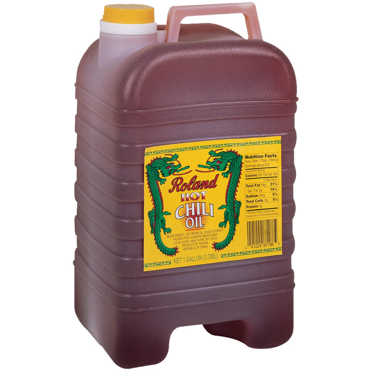 Roland Foods Hot Chili Infused Oil, Specialty Imported Food, 1 Gallon
