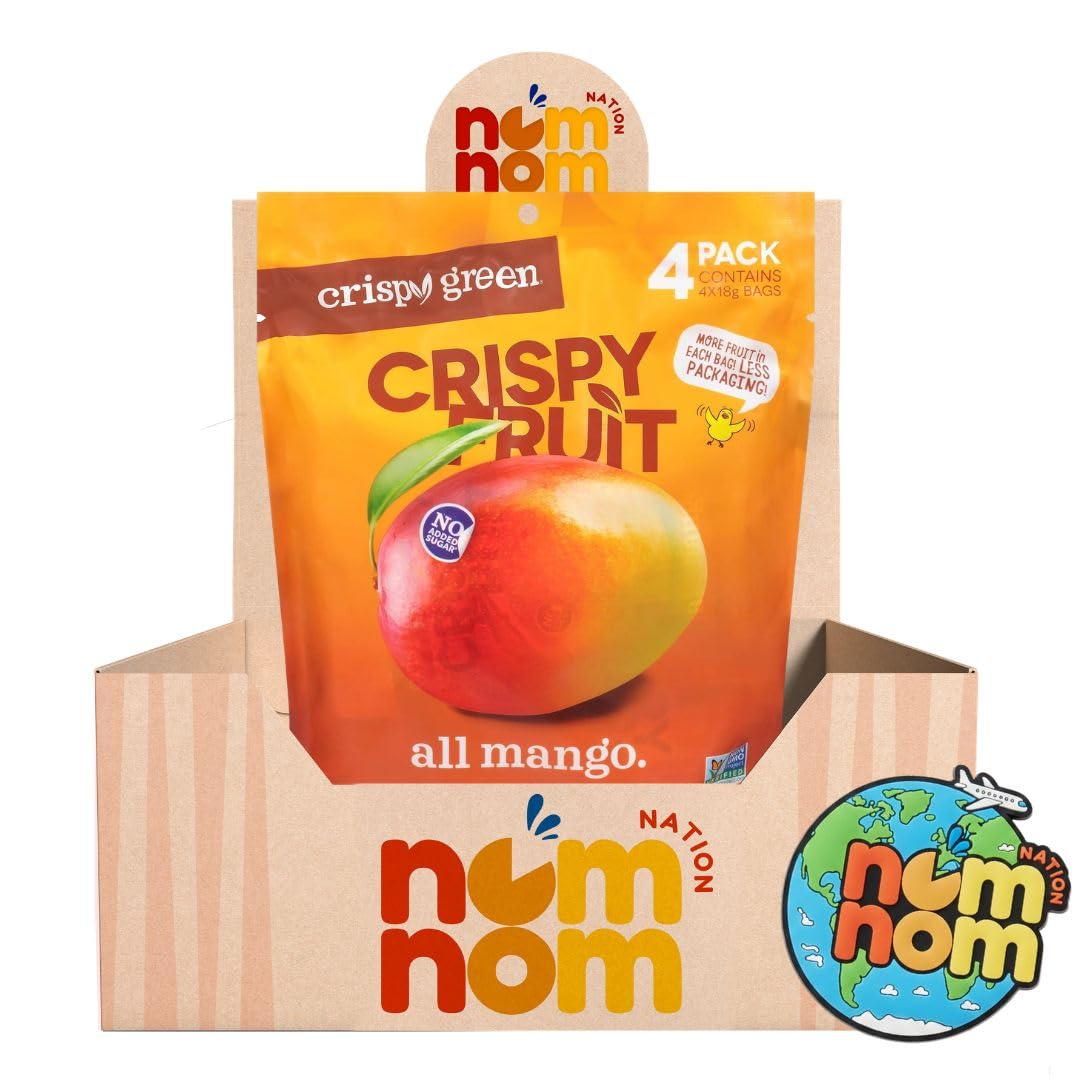 Mango Dried 2.54oz - Dried Mango Snack - Freeze Dried Fruit Style Dry Fruit - Banana Chips and Dried Apple Chips Alternative - S