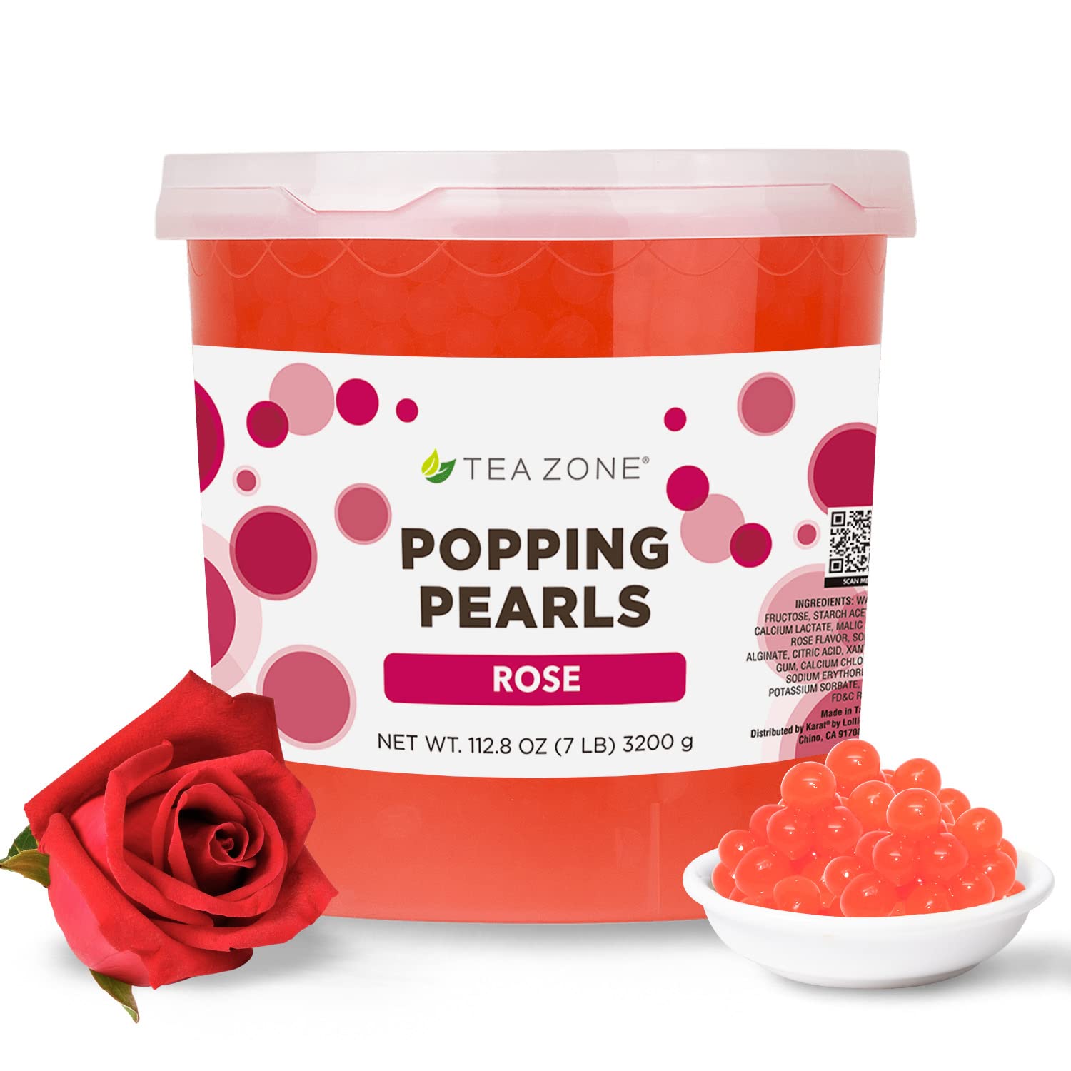 Tea Zone 7 lbs Rose Popping Pearls