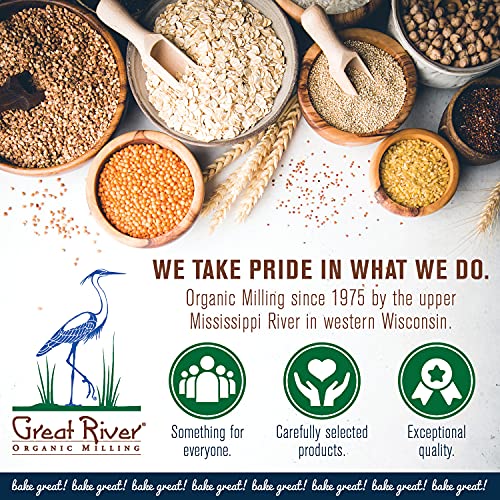 Great River Milling Organic Spelt Flour, Stone Ground, 400 Ounce, Model ZQB-7154