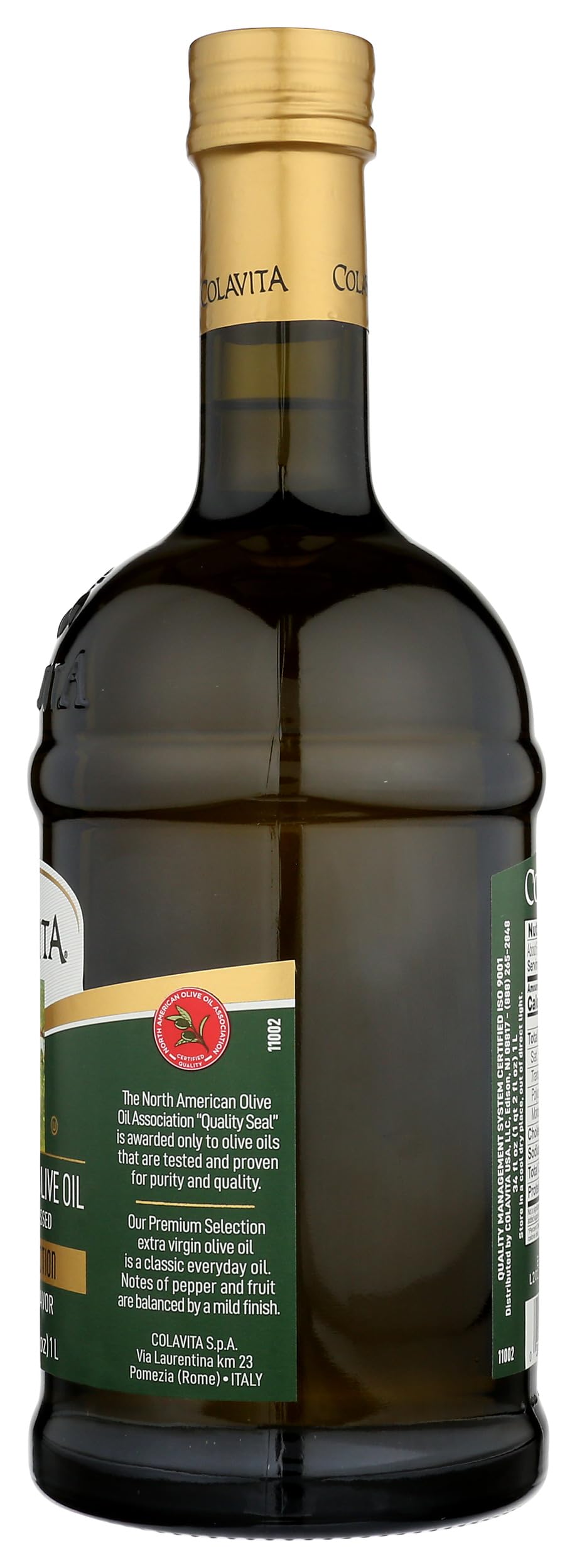 COLAVITA Extra Virgin Olive Oil, 34 Fl Oz, Pack of 1, Model 039153010024