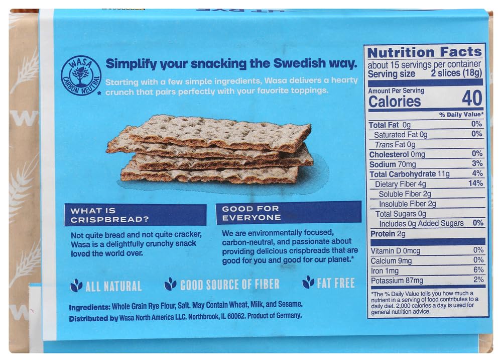 Wasa Crispbread Rye Lite