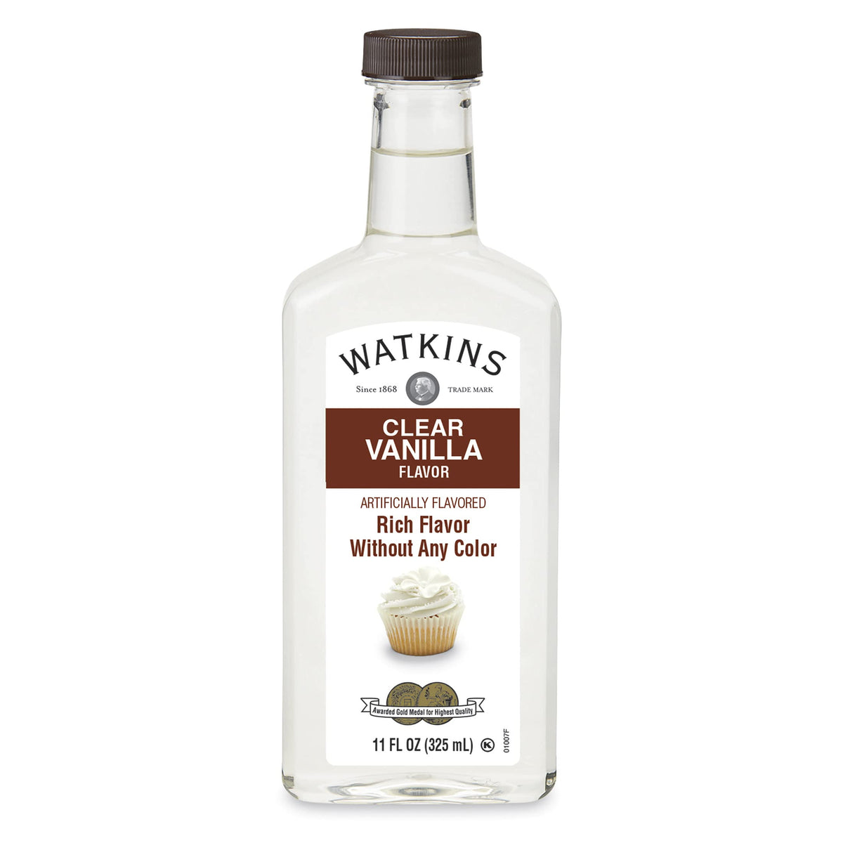 Watkins Clear Vanilla Flavor, 11 Fl. Oz. Bottle, 1 Count (Packaging May Vary)