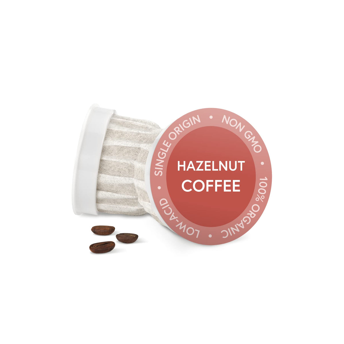 Fabula Coffee Pods Hazelnut Medium Roast - Low Acid - Single Origin - Mold Free - Non-Gmo - Fair Trade - Kcup Compatible With Ke