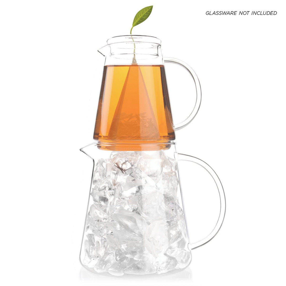 Tea Forte Iced Mango Peach Tea Over Ice, Pitcher-Size Iced Green Tea Infusers, 5 Count (Pack Of 1)
