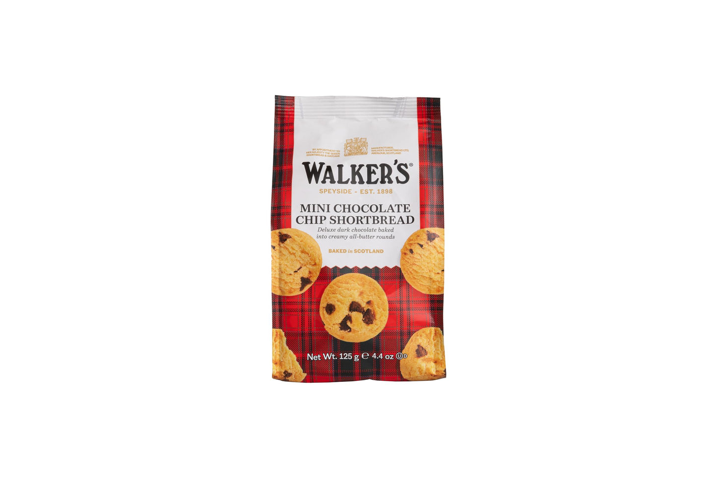 Walkers Mini Shortbread Chocolate Chip Rounds - 4.4 Oz