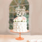 Happy 50Th Birthday Decorations,50Th Birthday Gold Rhinestone Cake Topper - Cheers To Fifty Years Old Bday Party Metal Sparkly C