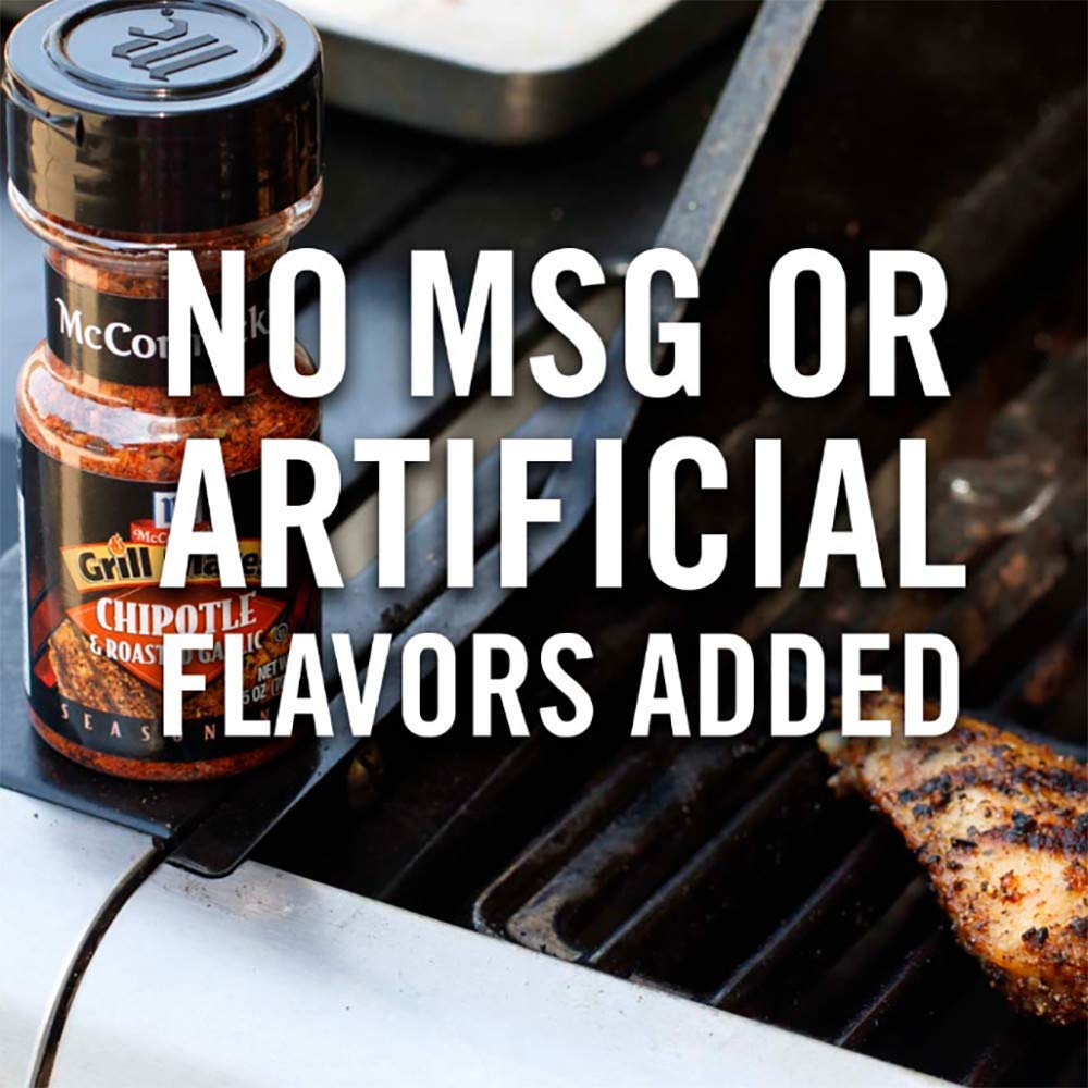 Mccormick Grill Mates Chipotle & Roasted Garlic Seasoning, 2.5 Oz (Pack - 12)
