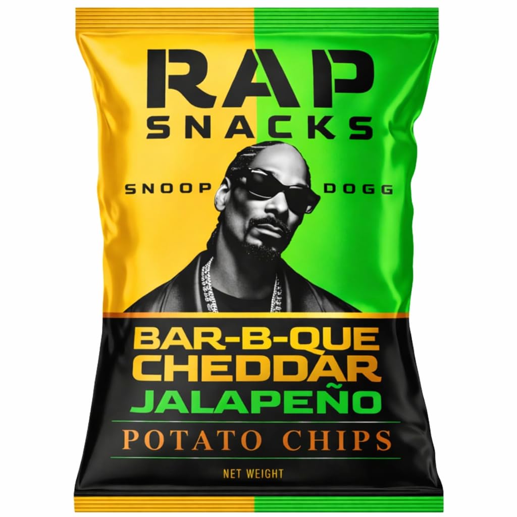 Bar-B-Que Cheddar Jalapeo Chips | Riega Snacks | 2 Oz Bags - Pack of 12