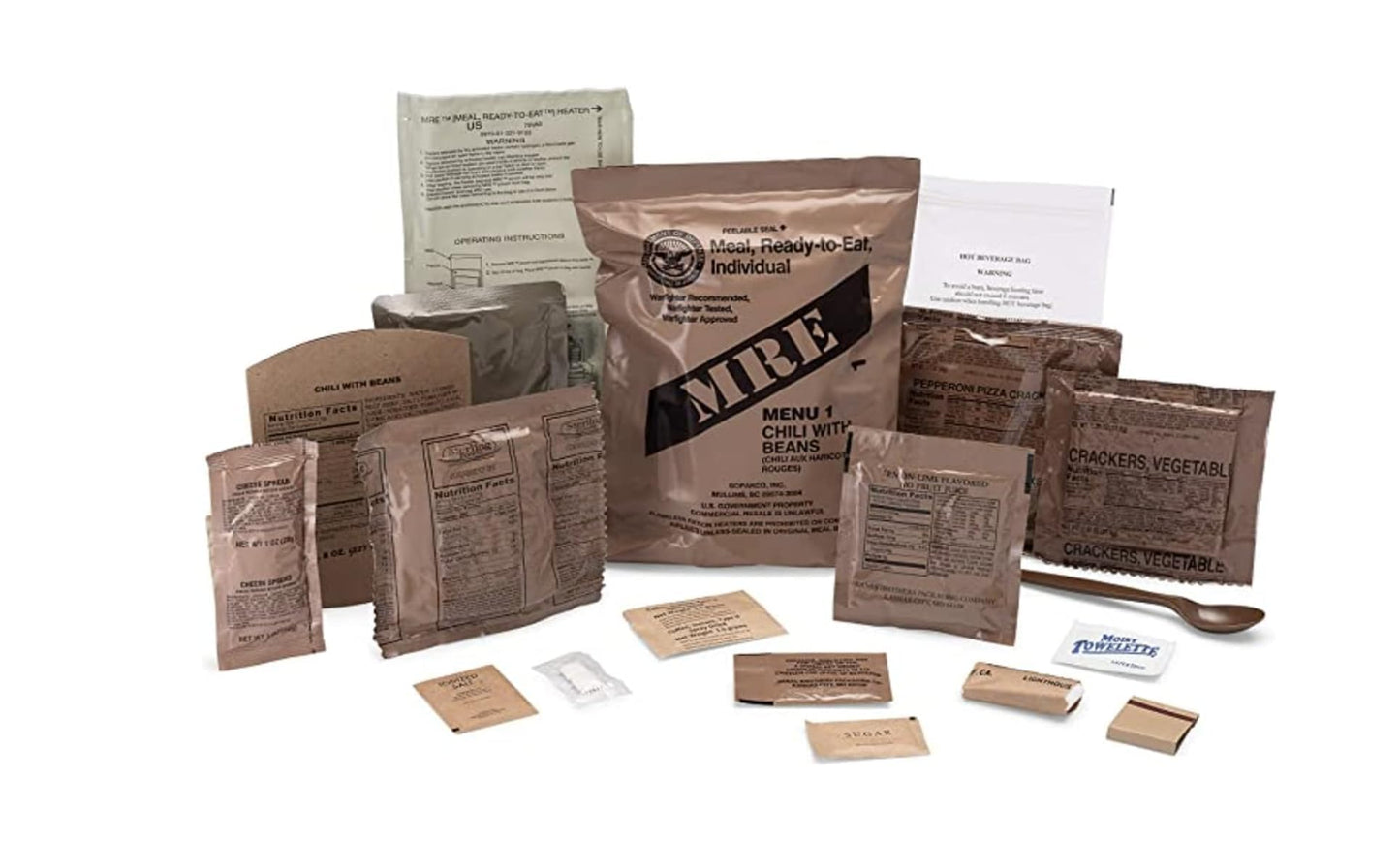 Wornick Sopacko, Ameriqual Mre Meals Ready To Eat Inspection 2025, 2026 Or Better, Emergency Food Supply, Survival Camping Outdoor 12 Pack(A & B Case Bundle, 2, Count)