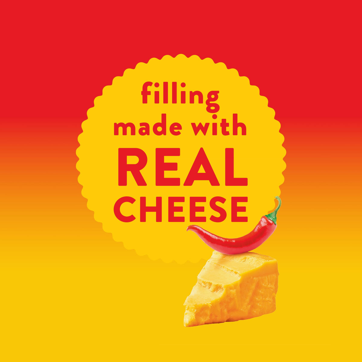 RITZ Bits Spicy Queso Cheese Sandwich Crackers, Snacks for Kids and Adults, Lunch Snacks, 8.8 oz