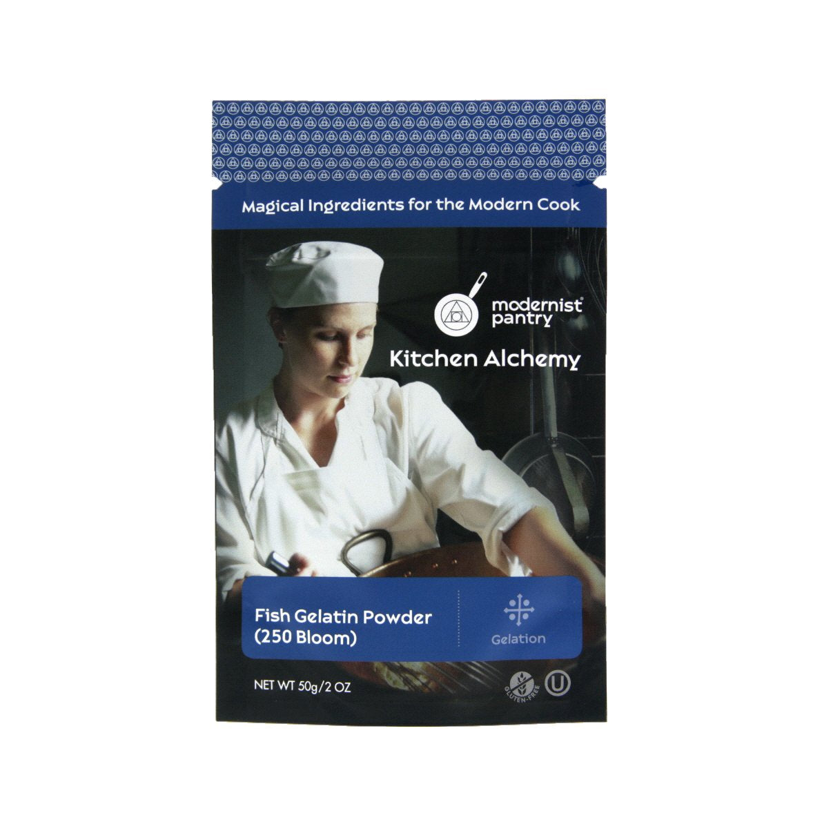 Modernist Pantry Pure Fish Gelatin Powder Gluten-Free OU Kosher 50g/2oz