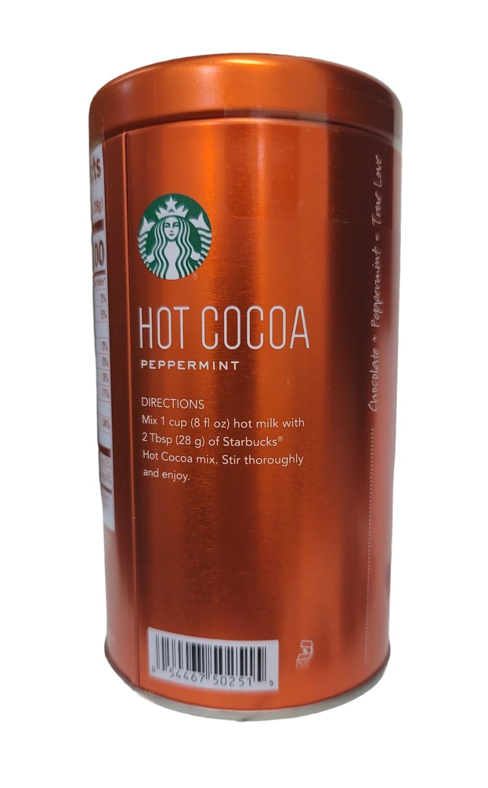 Starbucks Hot Cocoa Mix, Peppermint, 10-Ounce