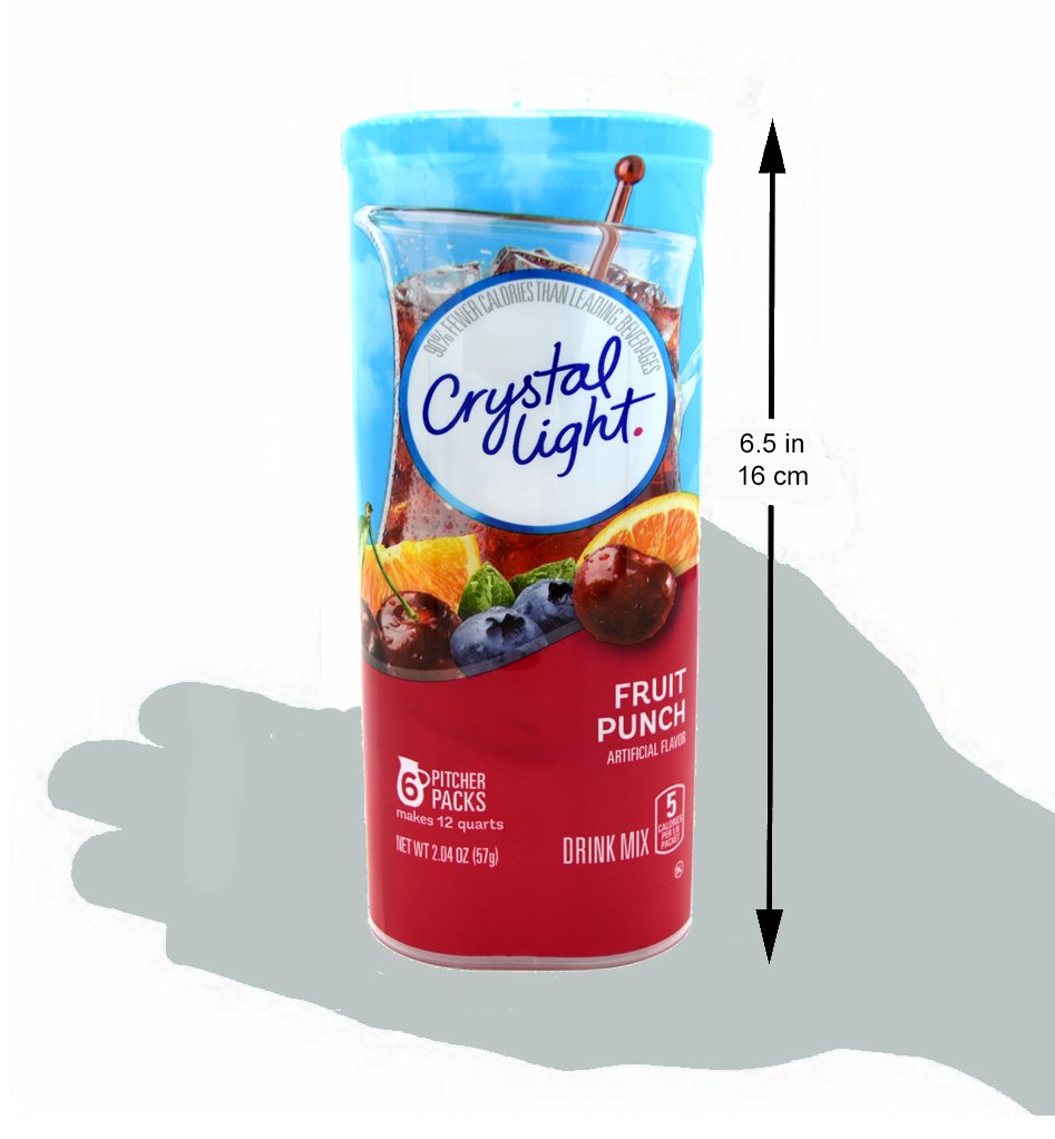 Crystal Light Fruit Punch Drink Mix, 12-Quart Canister (Pack Of 3)